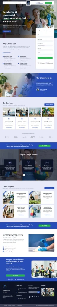 Wordpress Specialist Elementor Expert Cleaning website